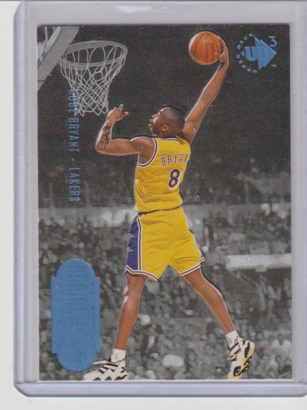 Kobe Bryant 1996-97 Upper Deck UD3 Rookie Insert Aerial Artists #43